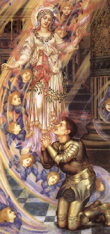Evelyn De Morgan Our Senora of the Peace Spain oil painting art